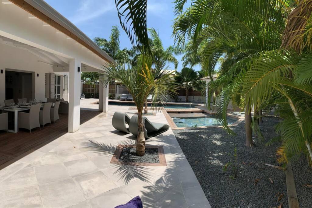 Villa Manzana : Neuve 4Ch 4Sdb 2 Piscines - Luxe Saint-Francois  Exterior foto
