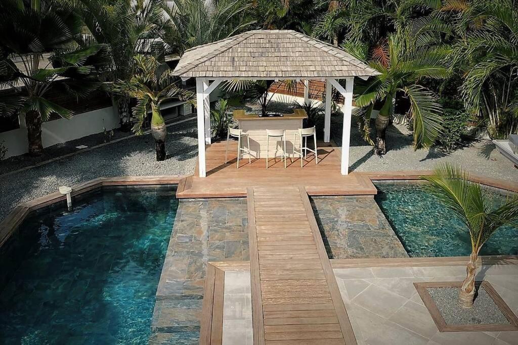 Villa Manzana : Neuve 4Ch 4Sdb 2 Piscines - Luxe Saint-Francois  Exterior foto